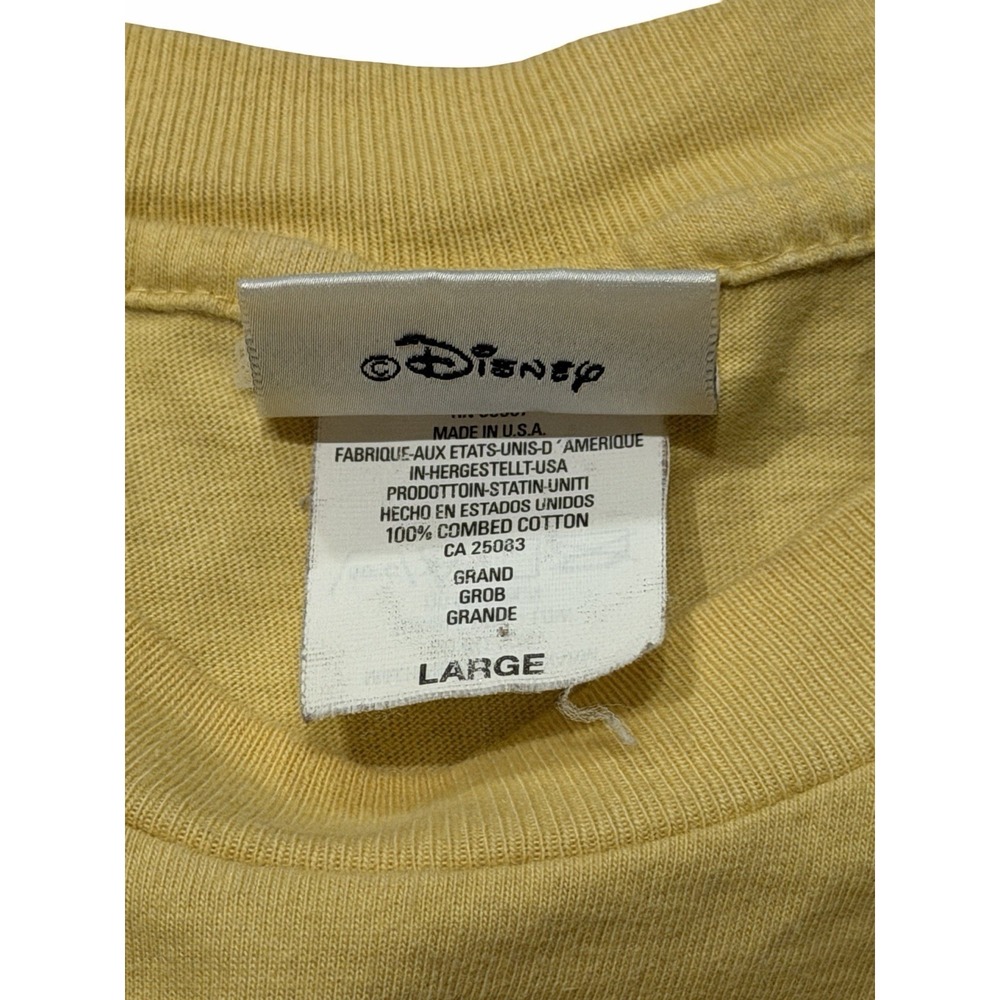 Disney Coronado Springs T Shirt Mens Large Vintage Graphic USA Yellow EUC - Picture 6 of 9